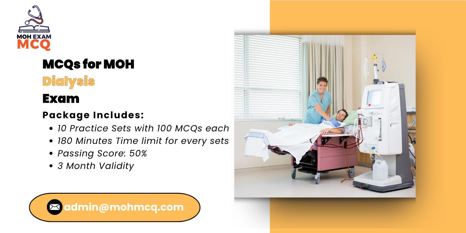 MCQs for MOH Dialysis Exam