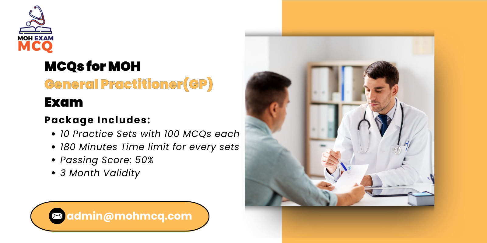 MCQs for MOH general practitioner gp