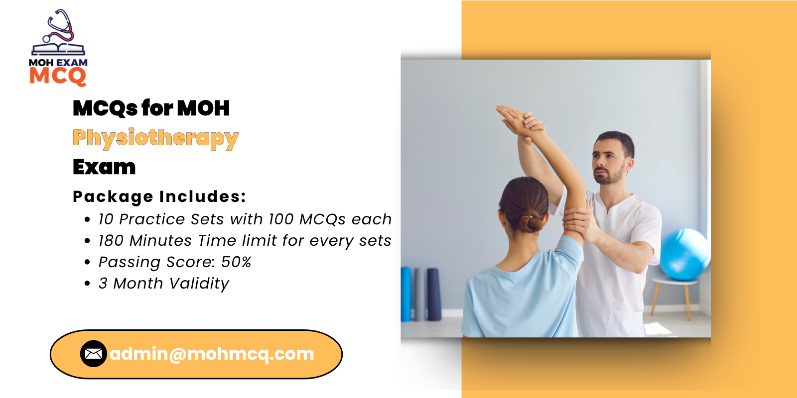 MCQs for MOH Physiotherapy Exam