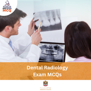 MOH Dental Radiology Exam MCQs