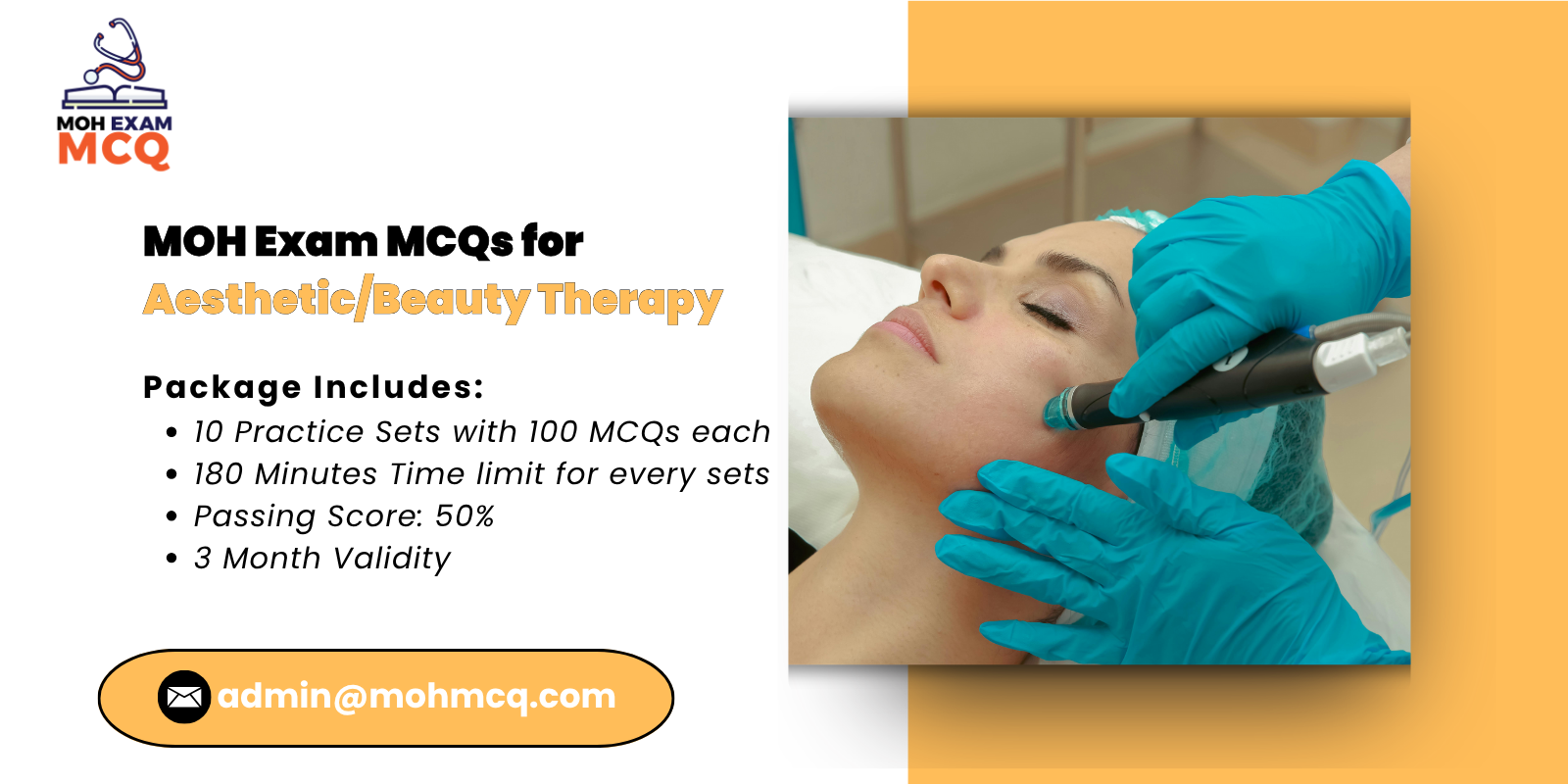 MOH Exam MCQs for Aesthetic_Beauty Therapy