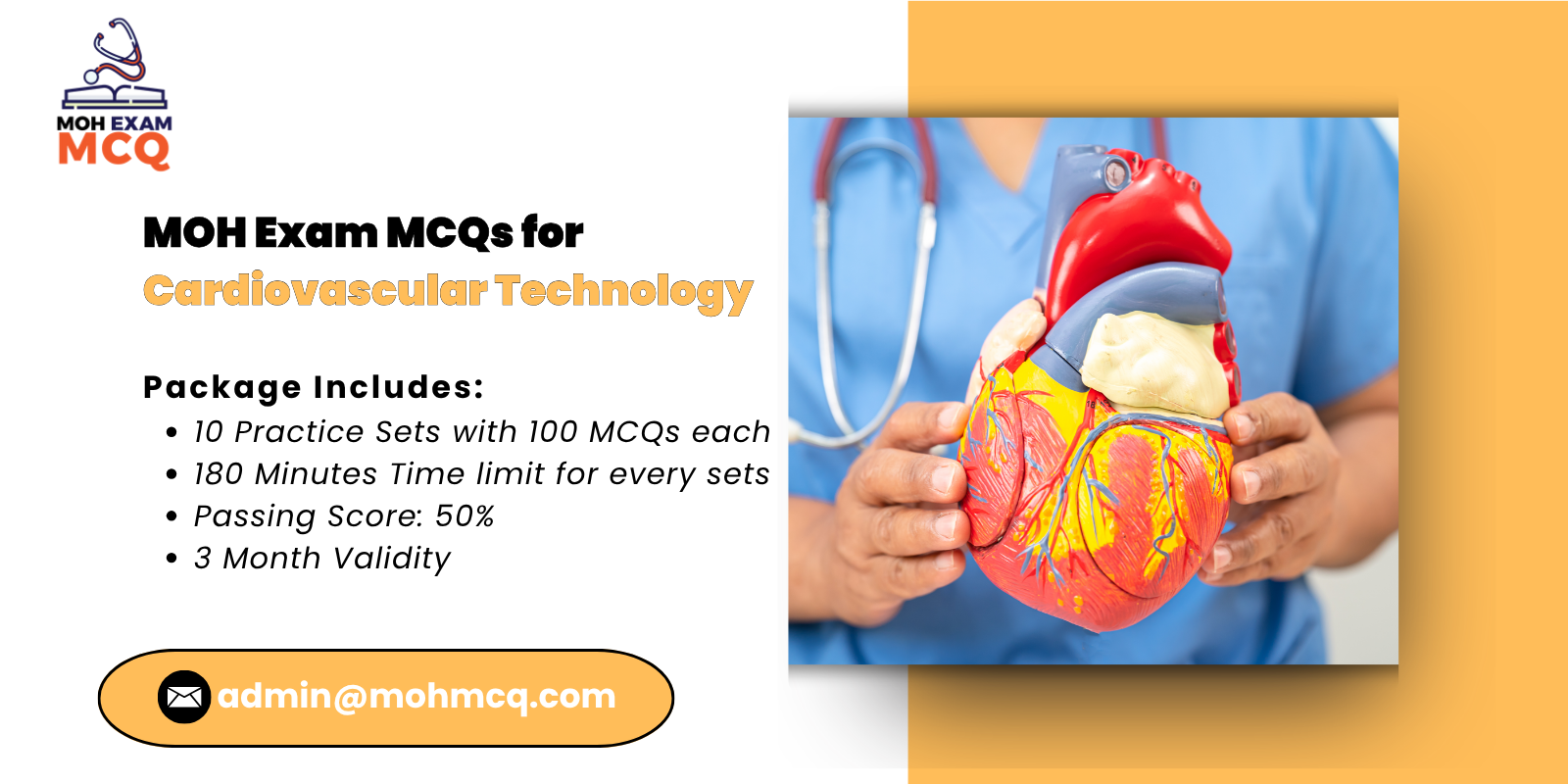 MOH Exam MCQs for cardiovascular technology