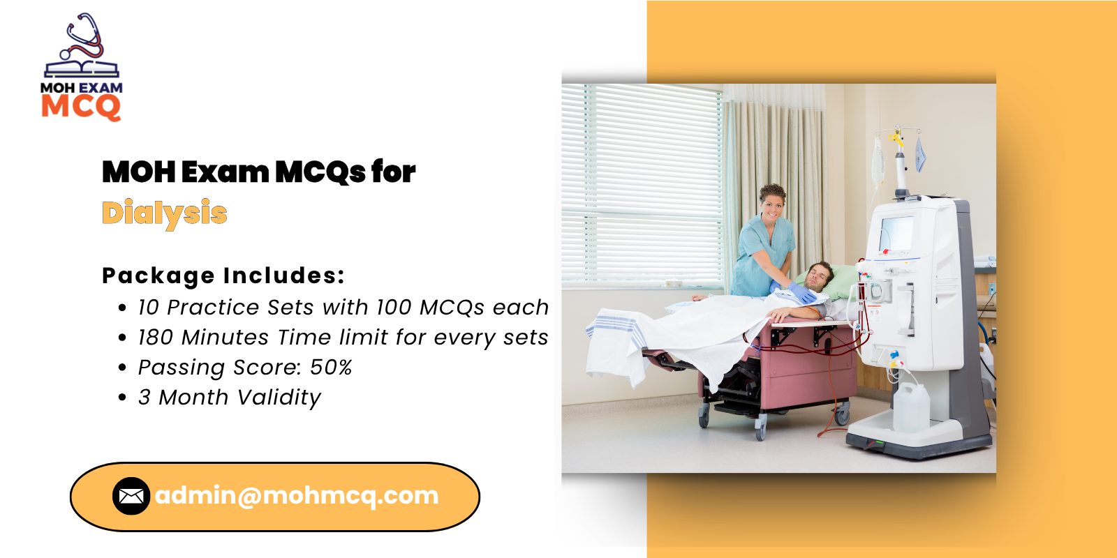 MOH Exam MCQs for Dialysis