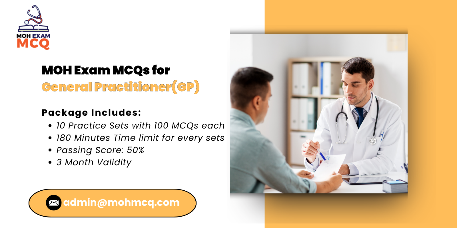 MOH Exam MCQs for general practitioner gp