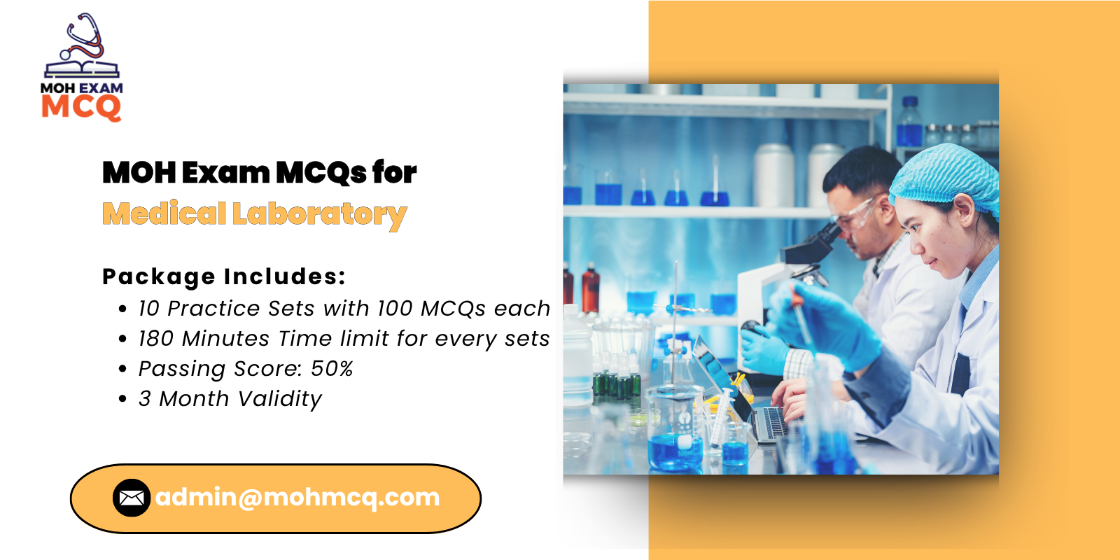 MOH Exam MCQs for medical laboratory