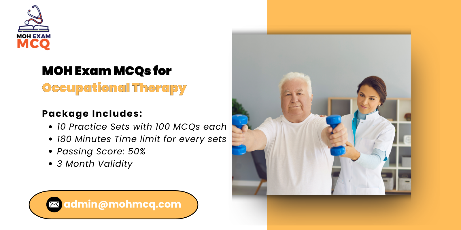 MOH Exam MCQs for Occupational Therapy
