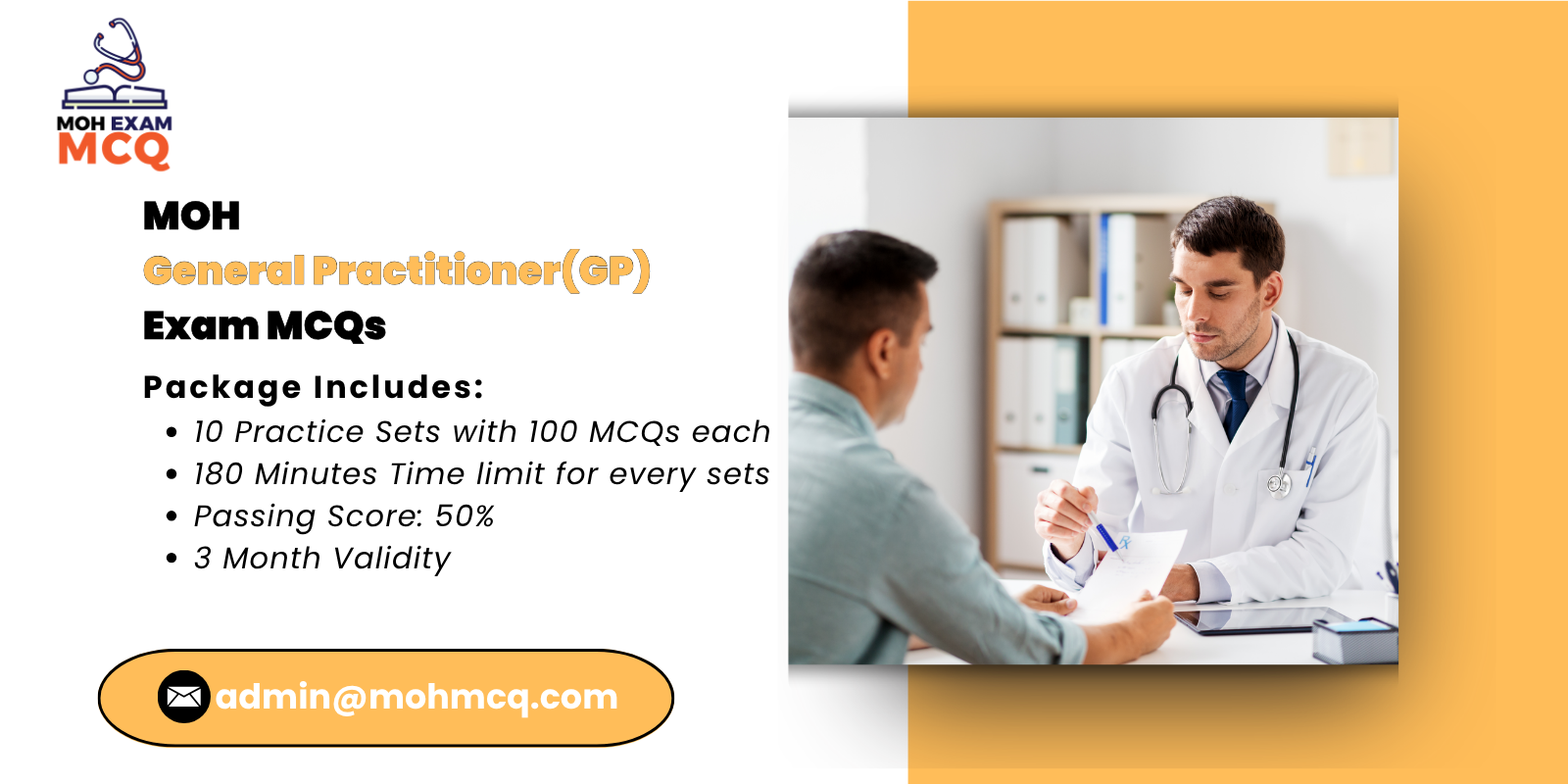 MOH General Practitioner (GP) Exam MCQs