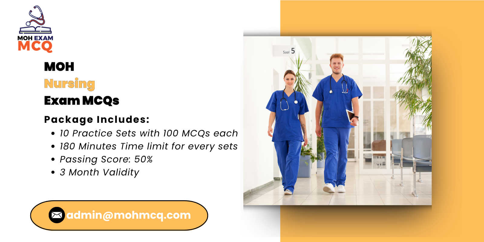 MOH Nursing Exam MCQs