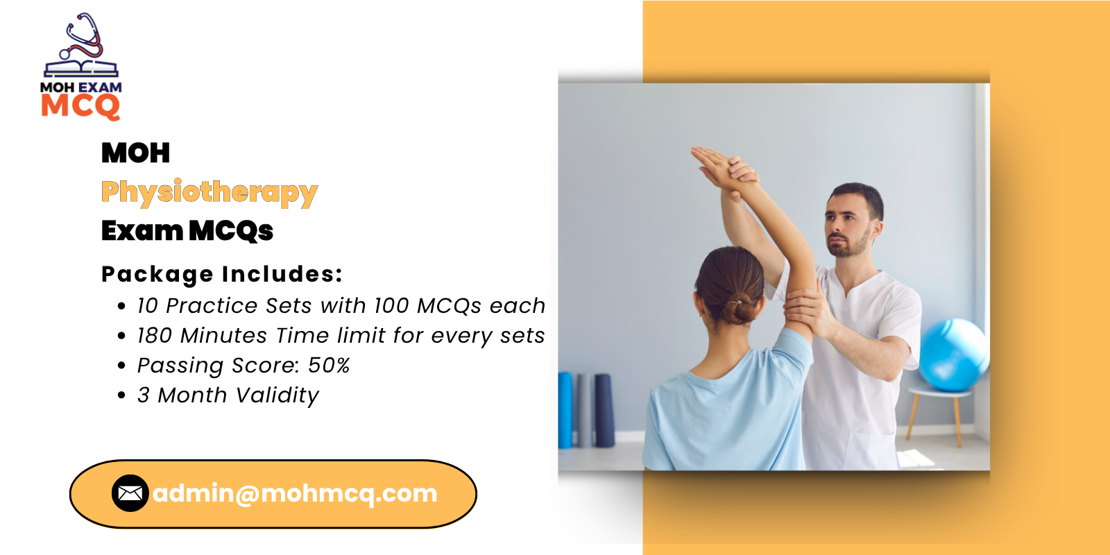 MOH Physiotherapy Exam MCQs