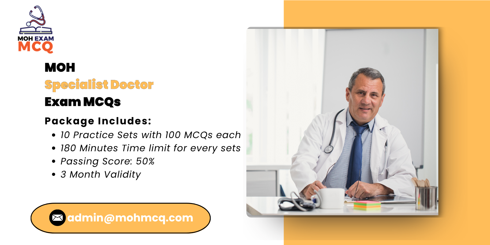 MOH Specialist Doctors Exam MCQs