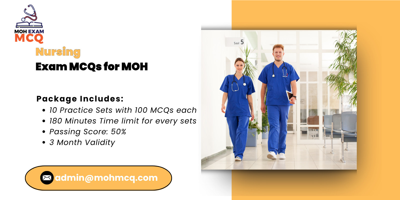 Nursing Exam MCQs for MOH