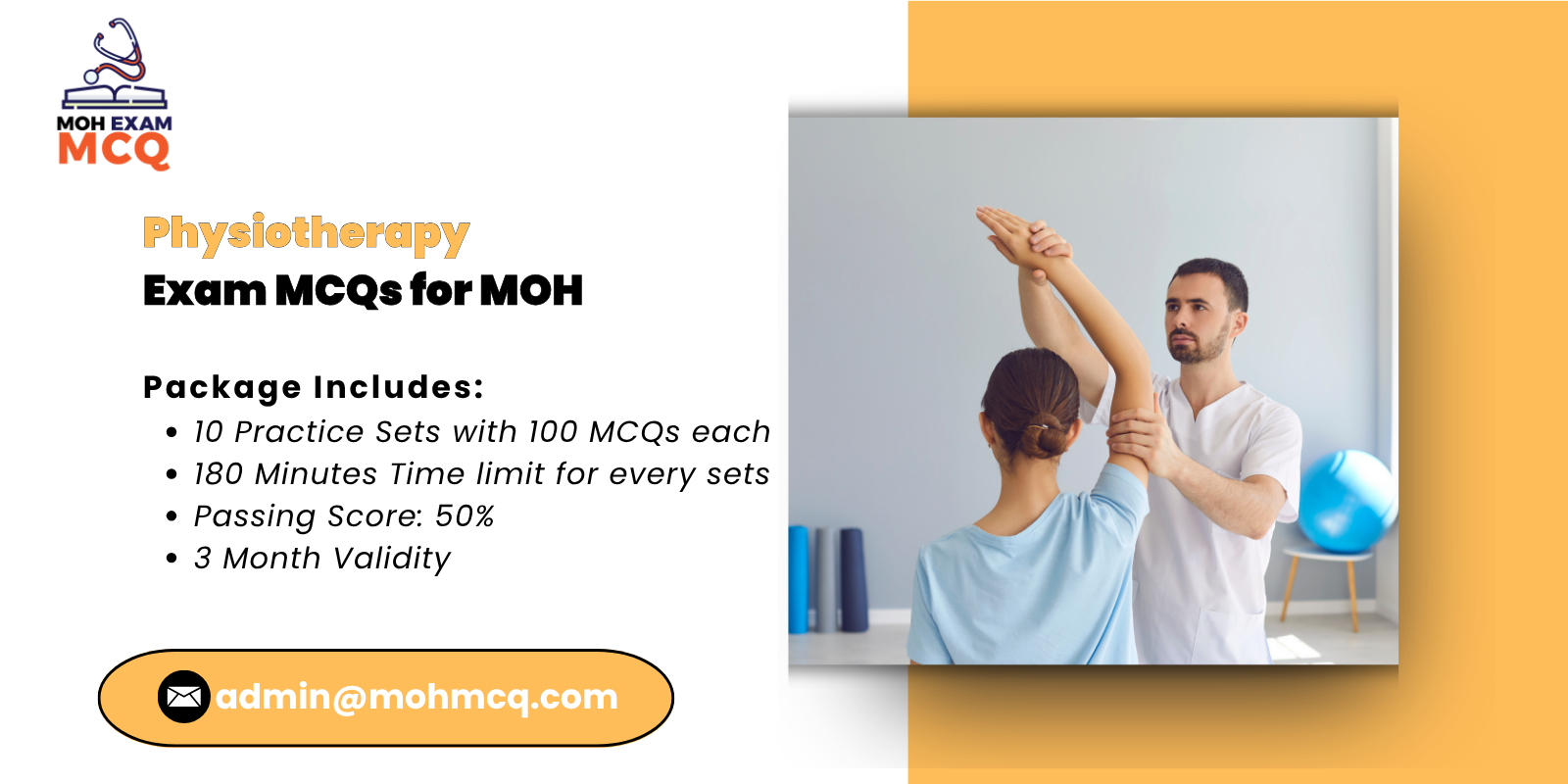 Physiotherapy Exam MCQs for MOH