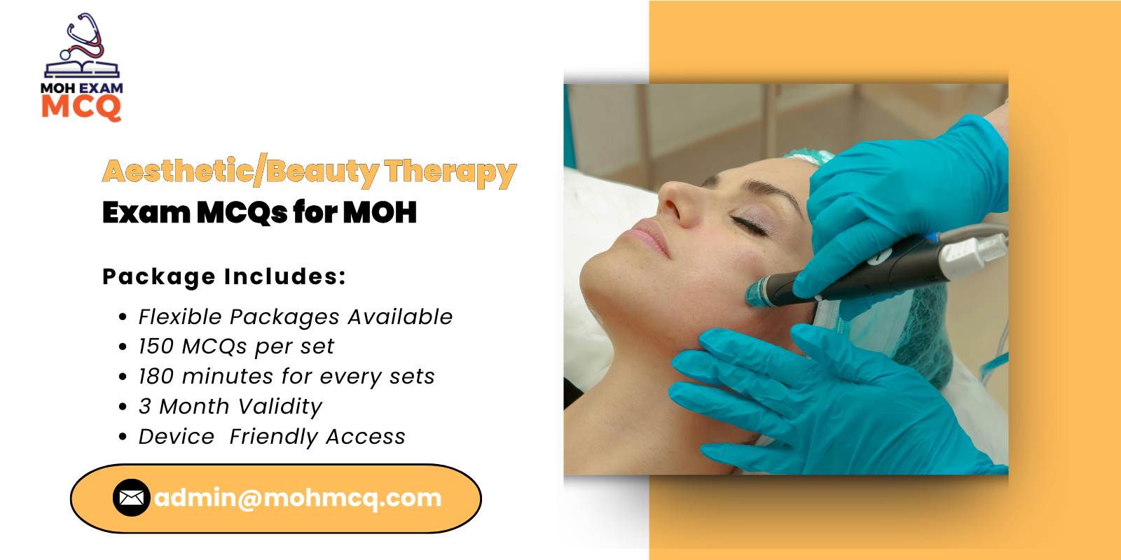 Aesthetic_Beauty Therapy Exam MCQs for MOH