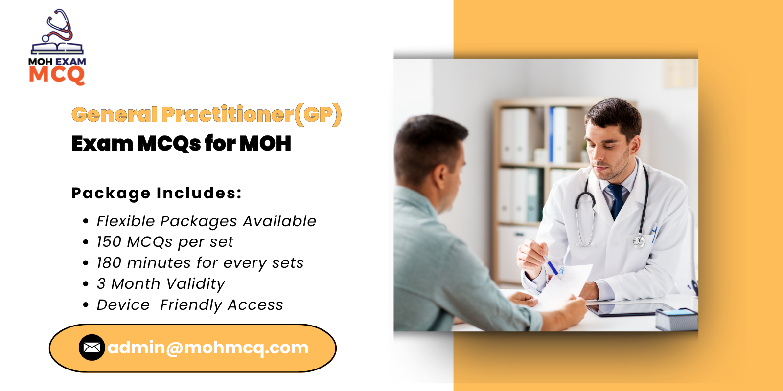 General Practitioner(GP) Exam MCQs for MOH