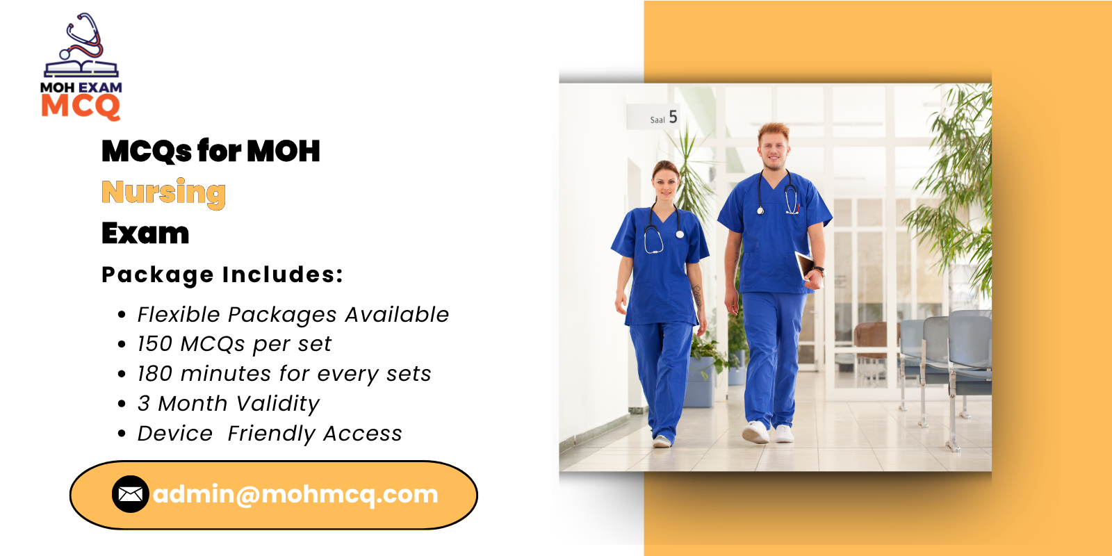 MCQs for MOH Nursing Exam