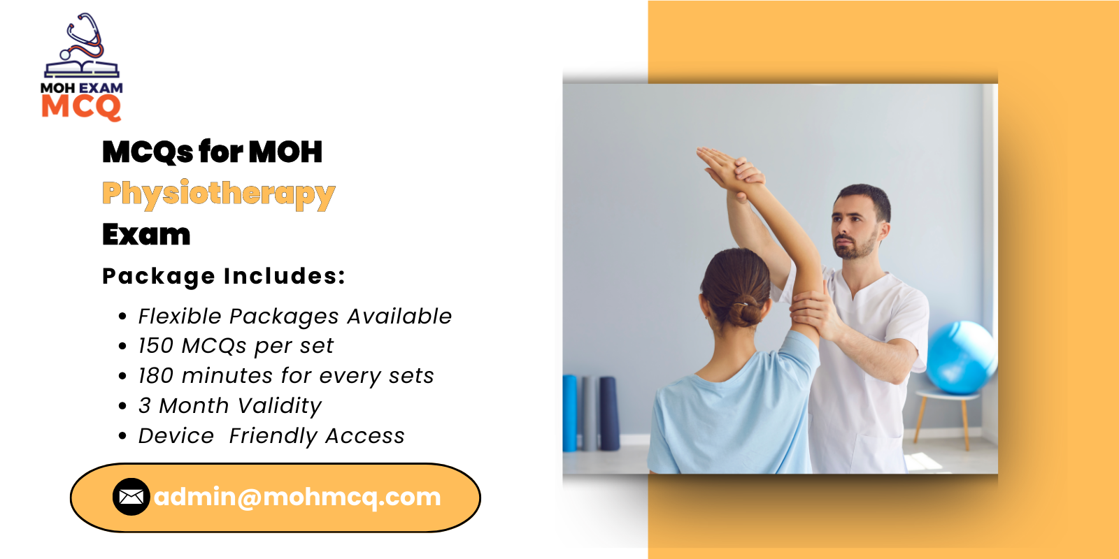 MCQs for MOH Physiotherapy Exam