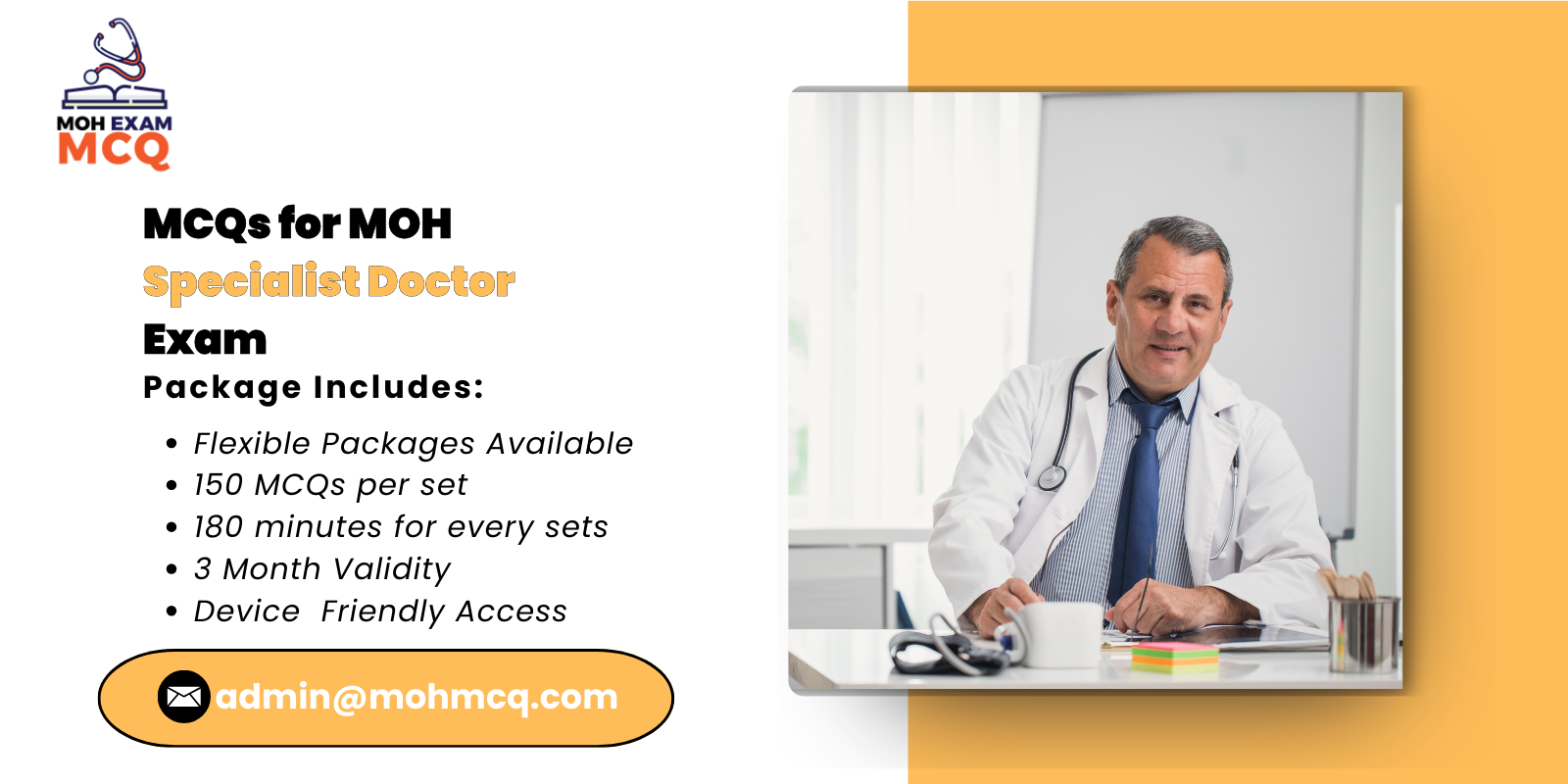 MCQs for MOH Specialist Doctor Exam