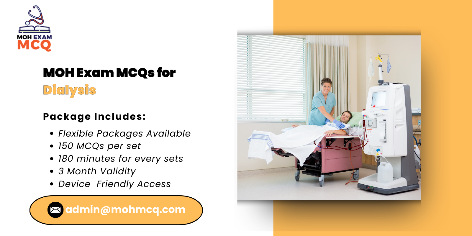 MOH Exam MCQs Dialysis