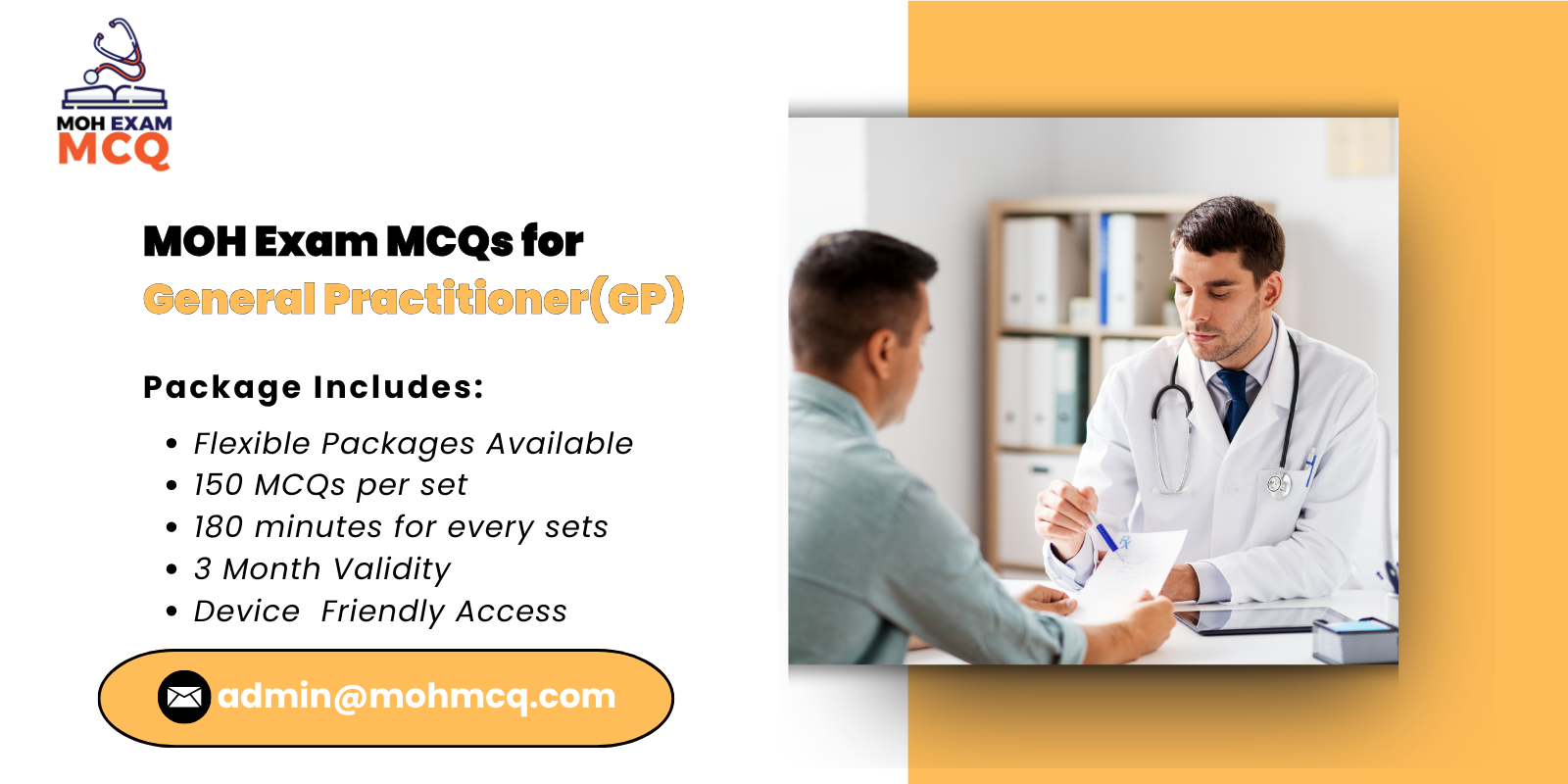 MOH Exam MCQs General Practitioner(GP)