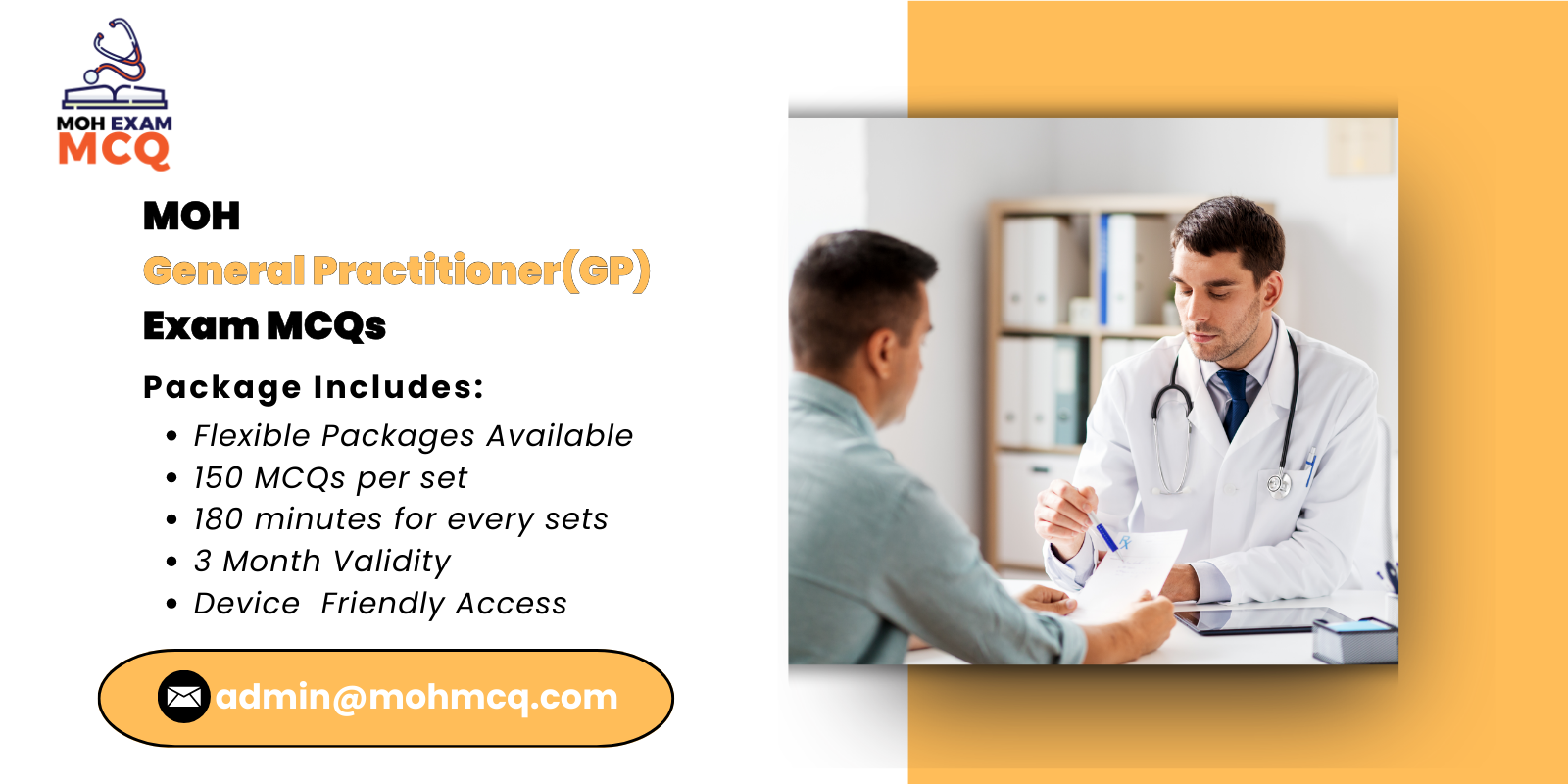 MOH General Practitioner(GP) Exam MCQs