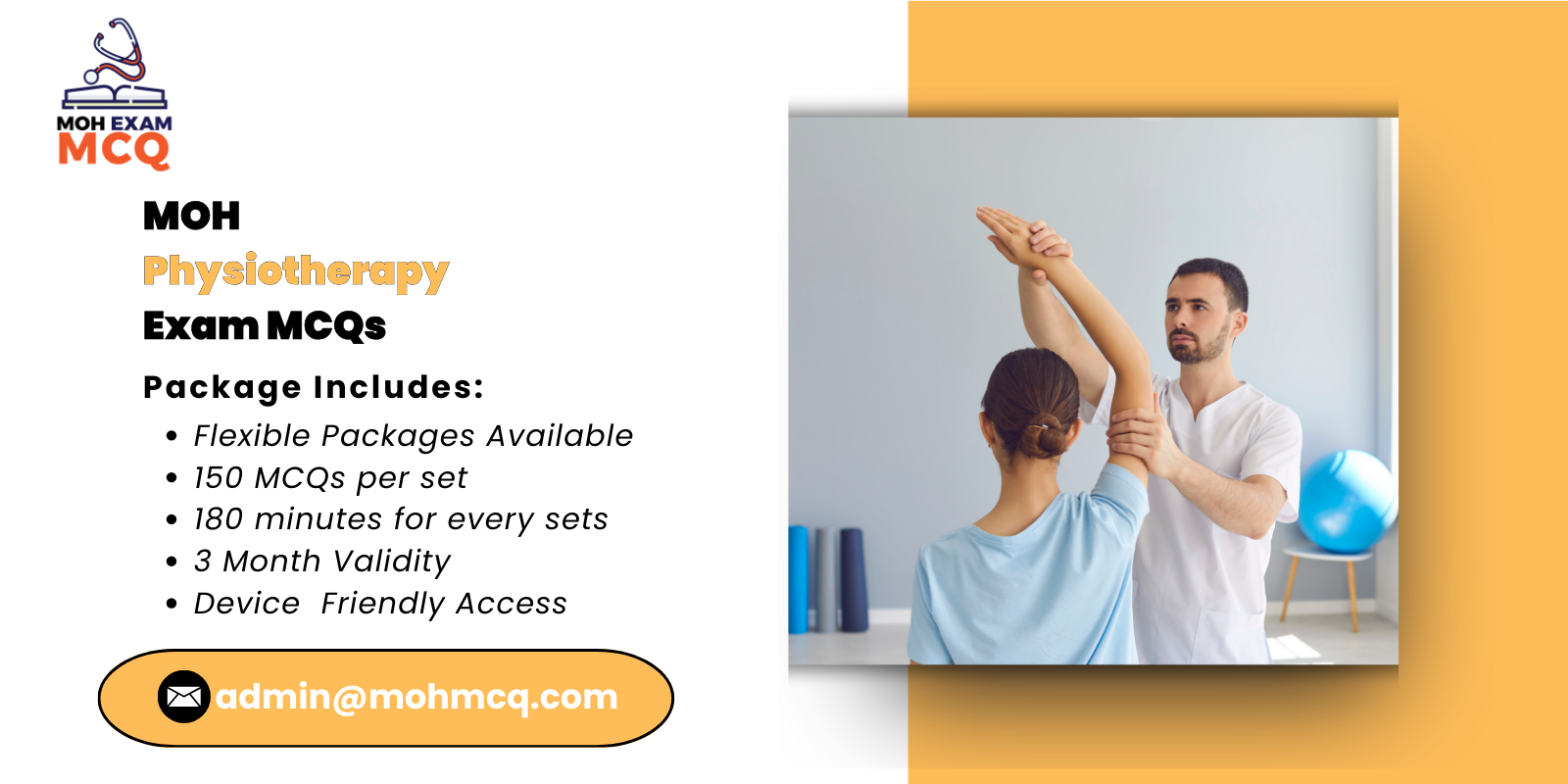 MOH Physiotherapy Exam MCQs