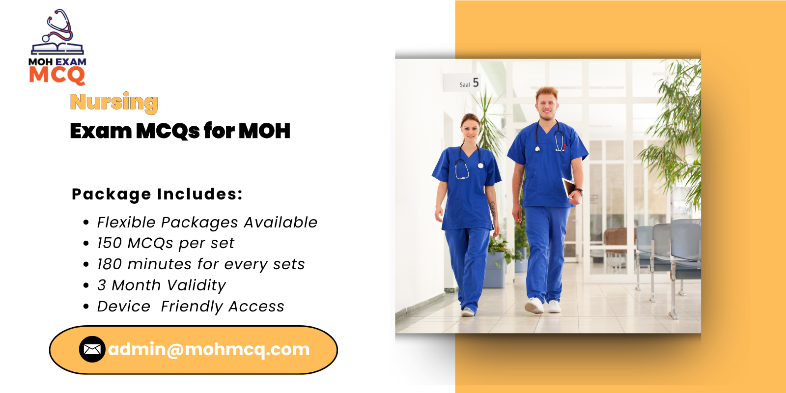 Nursing Exam MCQs for MOH